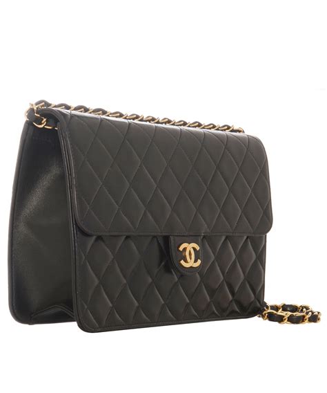 dimentions of single flap vintage chanel bag|Chanel timeless classic flap bag.